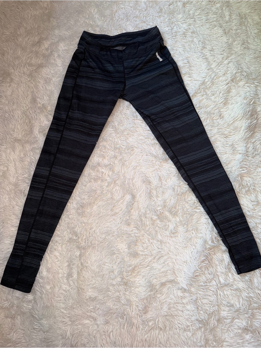 Reebok Women’s Black Heathered Performance Jeggings